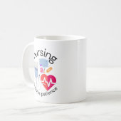 Mug Les soins infirmiers exigent de la patience (Devant gauche)