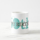 Mug Les soixantième lettres heureuses d'anniversaire (Centre)