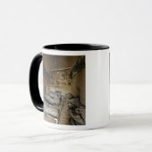 Mug Les soldats américains dorment dans une maison de  (Devant gauche)