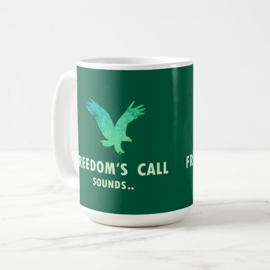 Mug Les sons de l'appel de la liberté (Devant gauche)