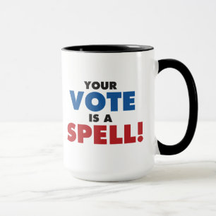 Mug Les sorcières votent ! Votre vote est un sortilè