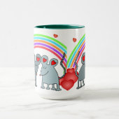 Mug Les souris en amour Valentines (Centre)