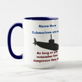Mug Les sous-marins sont sûrs (Gauche)