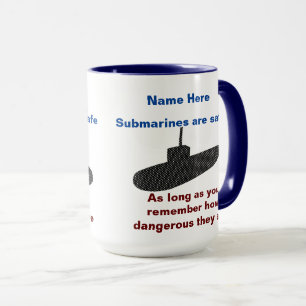 Mug Les sous-marins sont sûrs