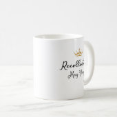 Mug Les souvenirs peuvent varier Citation Queen E Gold (Devant droit)