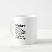 Mug Les spaghetti sont gays (Devant gauche)