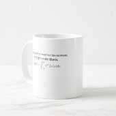 Mug Les statisticiens n'attendent pas (Devant gauche)