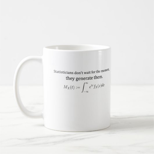 Mug Les statisticiens n'attendent pas (Gauche)
