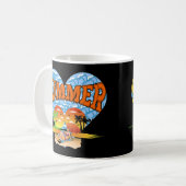 Mug Les surfeurs disent mec (Devant gauche)