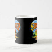 Mug Les surfeurs disent mec (Centre)