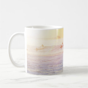 Mug Les surfeurs sur la plage