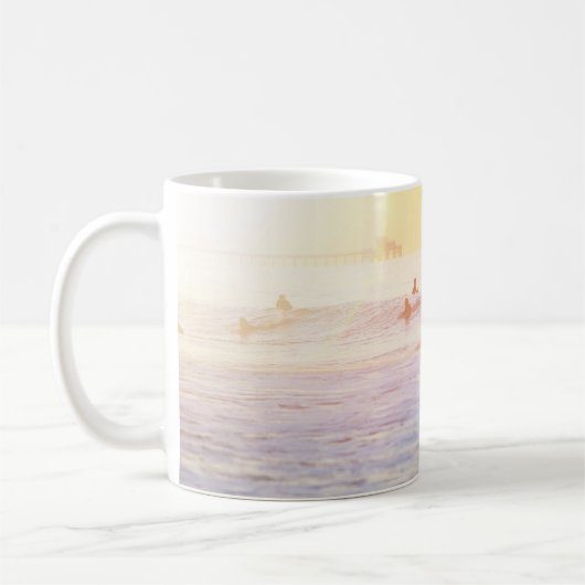 Mug Les surfeurs sur la plage (Gauche)