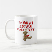 Mug Les T-shirts et les cadeaux de Valentine les plus (Gauche)