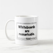 Mug Les tableaux blancs sont remarquables (Gauche)