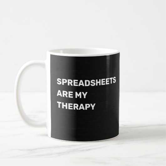 Mug Les Tableaux Sont Ma Thérapie - Gradient Noir (Gauche)