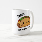 Mug Les Tacos amusants ne sont pas juste pour les mard (Devant droit)