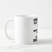 Mug Les tatouages et les perforations de chaînes de (Gauche)