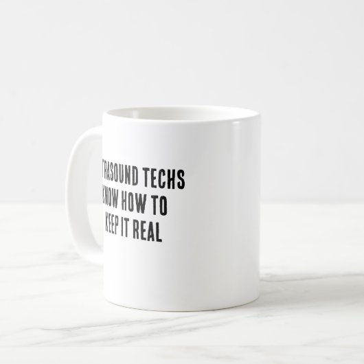 Mug Les techniciens d'Ultrasound savent comment le gar (Devant gauche)