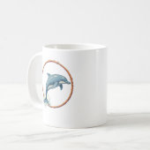 Mug Les tentes aqua des dauphins (Devant gauche)