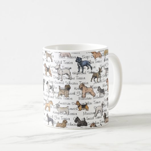 Mug Les terriers (Devant droit)