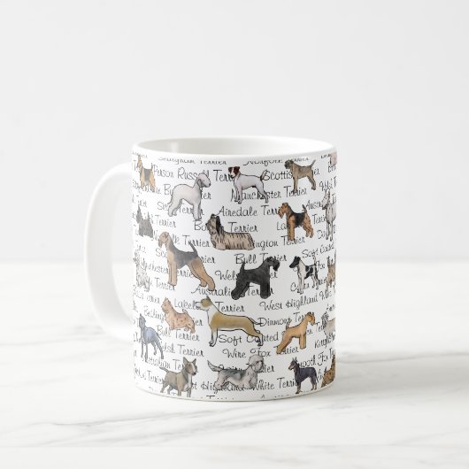 Mug Les terriers (Devant gauche)