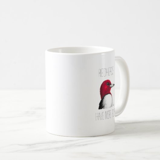 Mug Les Têtes rouges ont plus de plaisir (Pic à tête r (Devant droit)