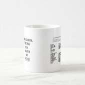 Mug Les Textes De La Vieille École Est Une Question De (Centre)