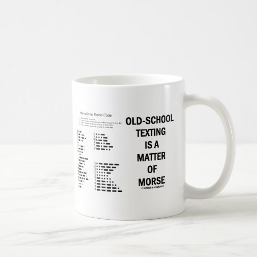 Mug Les Textes De La Vieille École Est Une Question De (Droite)