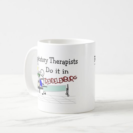 Mug Les thérapeutes respiratoires le font dans (Devant gauche)