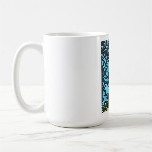 Mug les tigres en couleur (Gauche)
