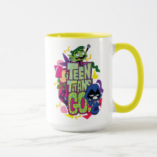Mug Les titans de l'adolescence vont ! logo de poster