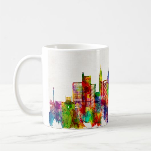 Mug Les toits de Columbus Ohio (Gauche)