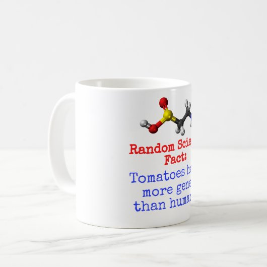 Mug Les tomates ont plus de gènes - Science (Devant gauche)