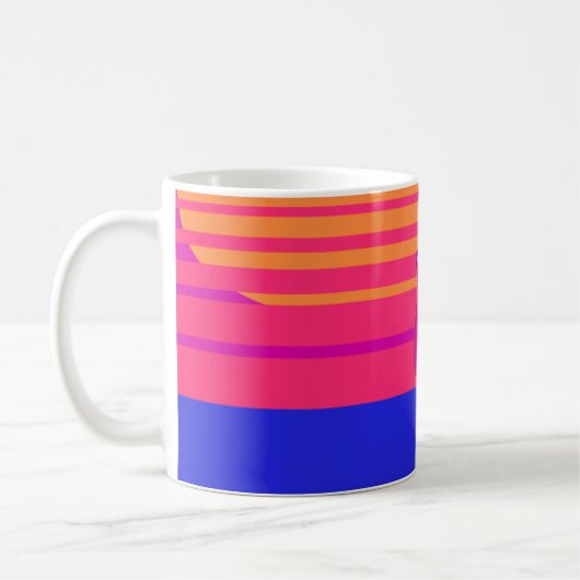 Mug Les tons plage de vacances (Gauche)