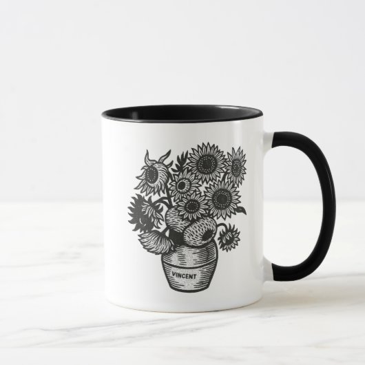 Mug Les tournesols de Van Gogh (Droite)