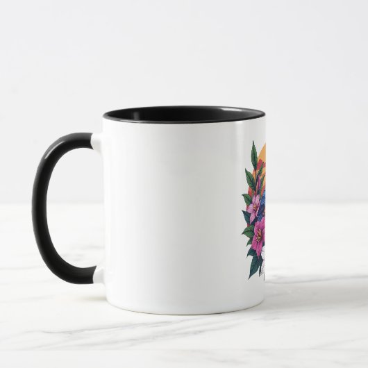 Mug Les tourterelles vibrantes au coucher du soleil av (Gauche)