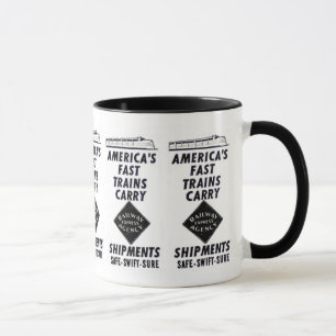 Mug Les trains rapides de l'Amérique portent l'expres