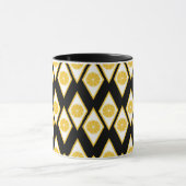 Mug Les tranches d'agrumes dans le Motif Diamant moder (Centre)