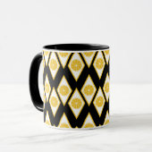 Mug Les tranches d'agrumes dans le Motif Diamant moder (Devant gauche)
