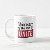 Mug Les travailleurs du monde UNISSENT (Gauche)