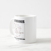 Mug Les tremblements de terre n'affectent pas le noyau (Devant gauche)