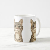 Mug Les trésors tabby de Dürer 2 (Devant droit)