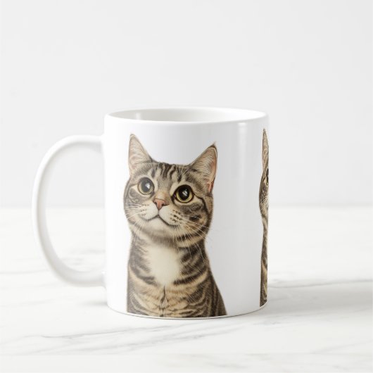 Mug Les trésors tabby de Dürer 4 (Gauche)