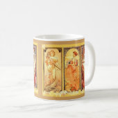 Mug Les trois dames d'Alphonse Mucha (Devant droit)