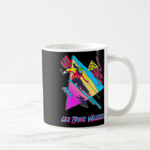 Mug Les Trois Vallées Ski Vibrant Géométri coloré