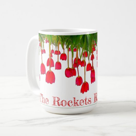 Mug Les tulipes rouges d'éclat de Rocket ! Version 2 (Devant gauche)
