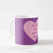 Mug Les tuteurs sont un joli coeur Cool (Devant gauche)