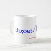 Mug Les typos se produisent (Devant gauche)