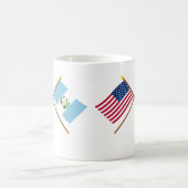Mug Les USA et drapeaux croisés par Guatemala (Centre)