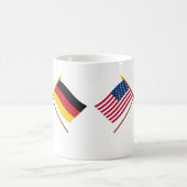 Mug Les USA et drapeaux croisés parAllemagne (Centre)